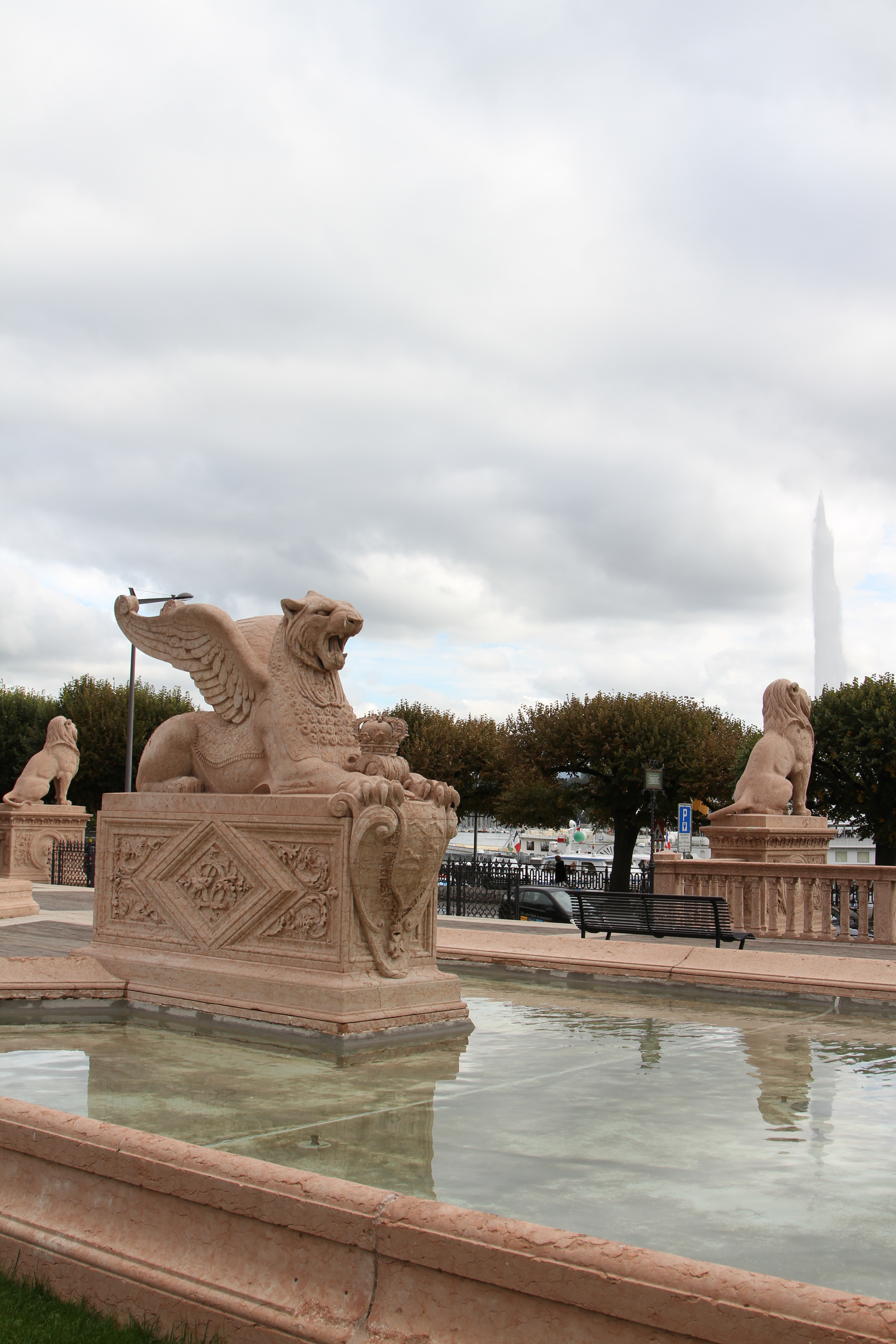 不伦瑞克公爵纪念碑 狮子 日内瓦大喷泉