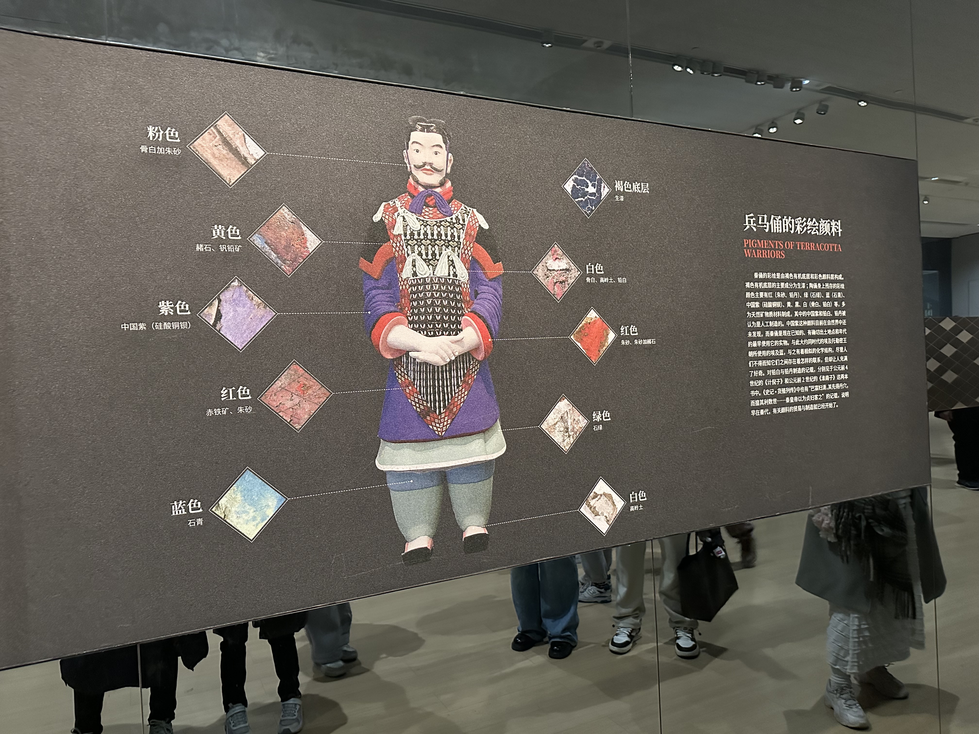 未褪色兵马俑示意