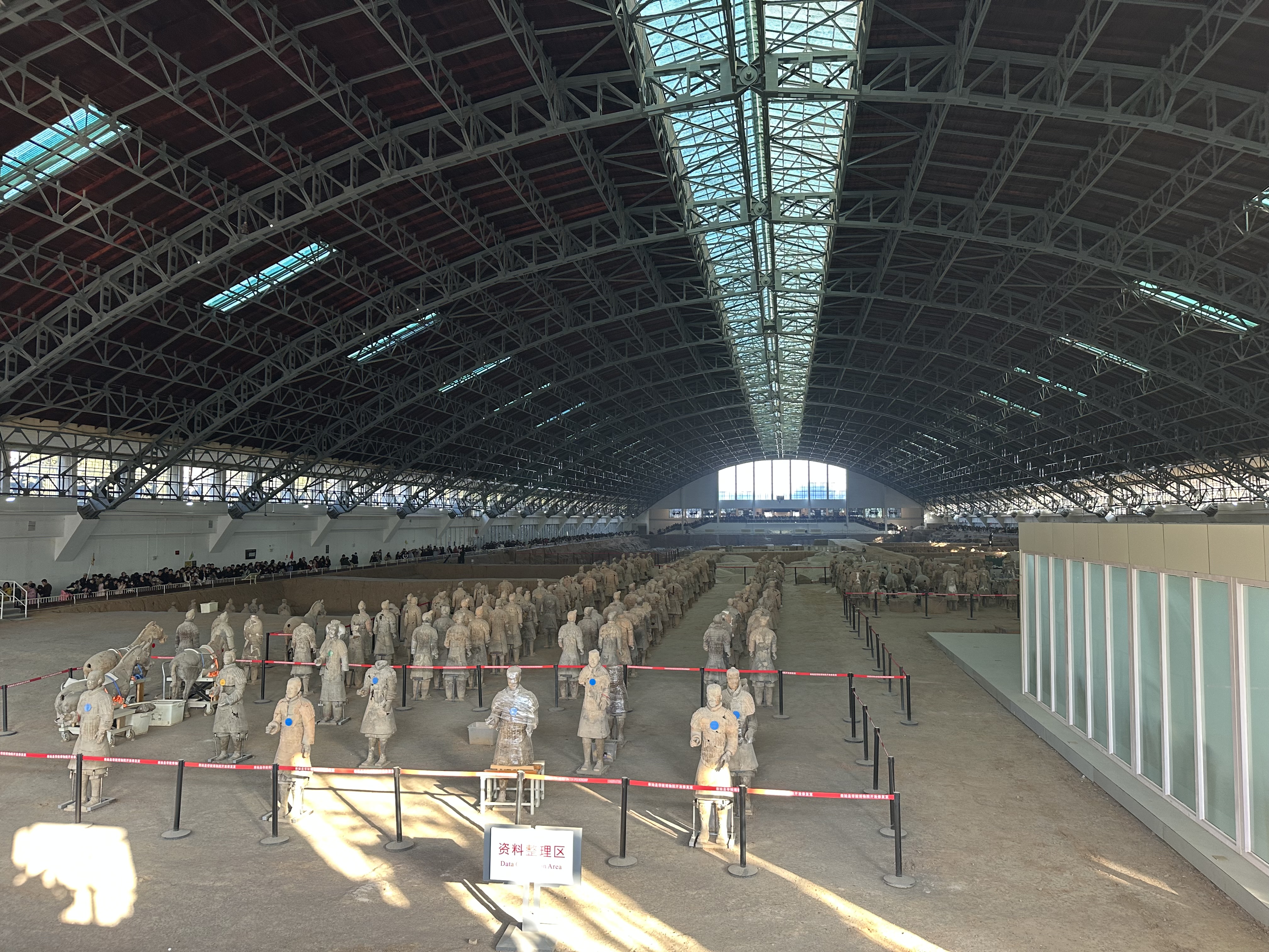 兵马俑考古整理现场